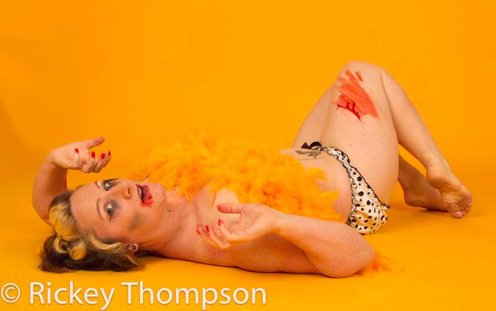 Female model photo shoot of Tiger Tiger burlesquer in Bristol