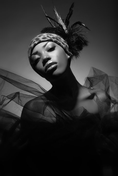 Female model photo shoot of African Queen Macias