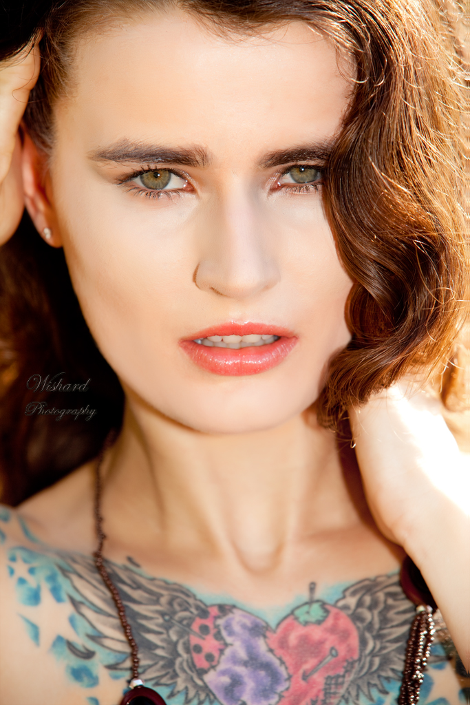 Female model photo shoot of Calypso by John Wishard, makeup by Makeup By John Wishard