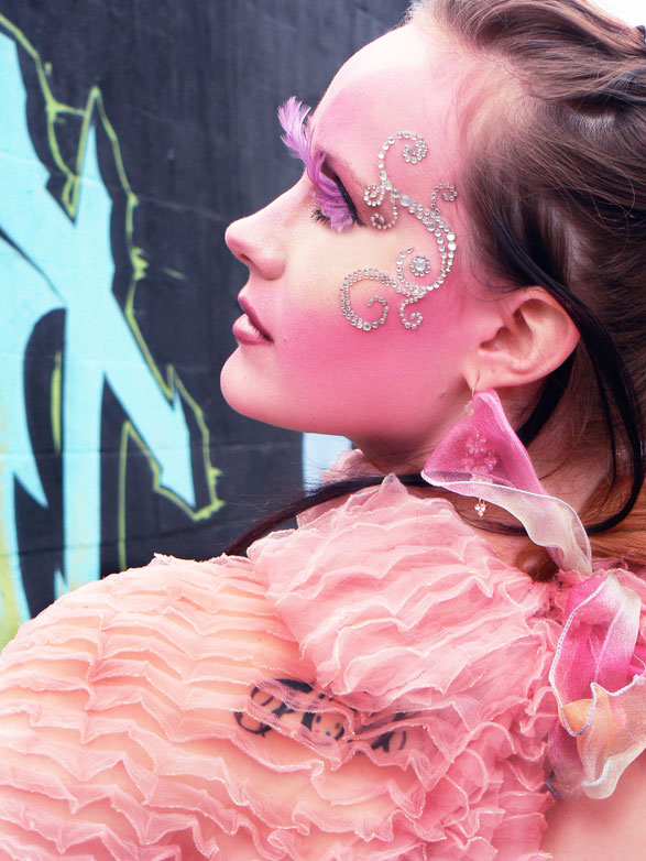 Female model photo shoot of Nanink Photography in Graffiti Wall