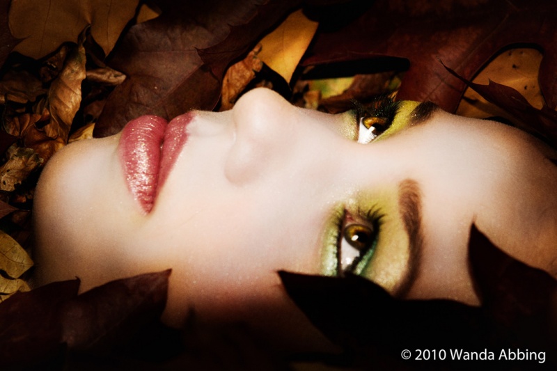 Female model photo shoot of Wanda Abbing  in Arnhem, Park Sonsbeek, makeup by astrid schaap