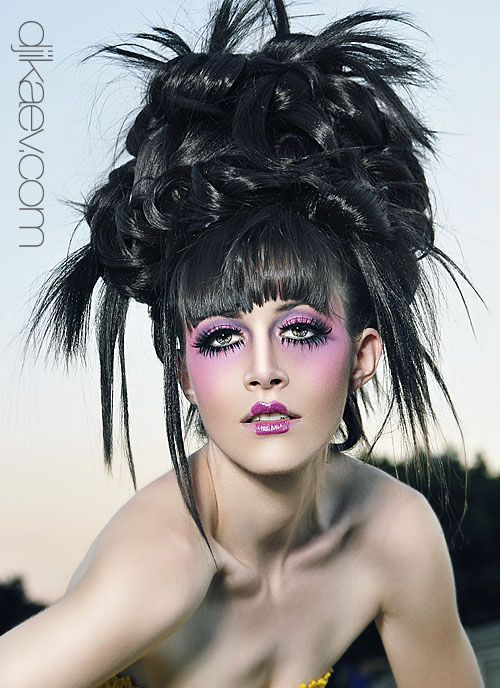 Female model photo shoot of xkmayx by Ivan Djikaev, hair styled by Grayling Cunningham, makeup by T E A G U E V I V O L O