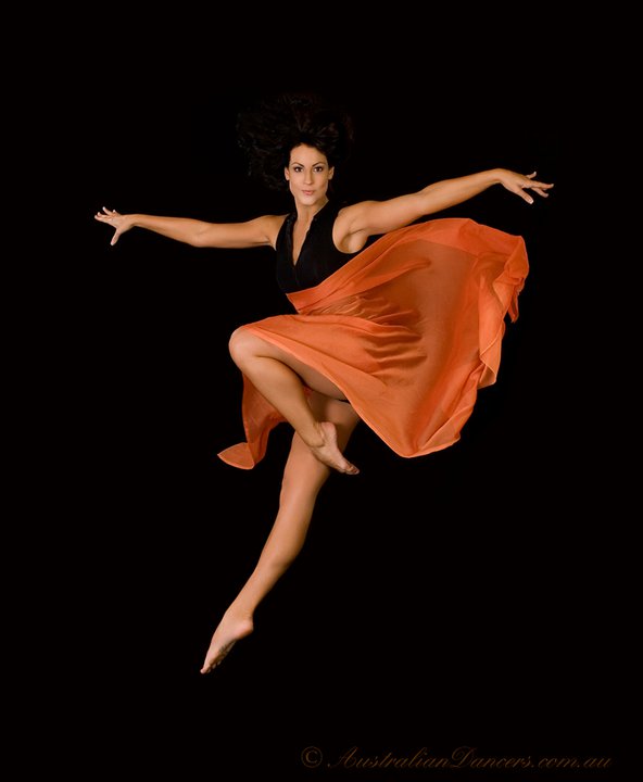 Female model photo shoot of Kim Hudman by DanceFashionPhotography