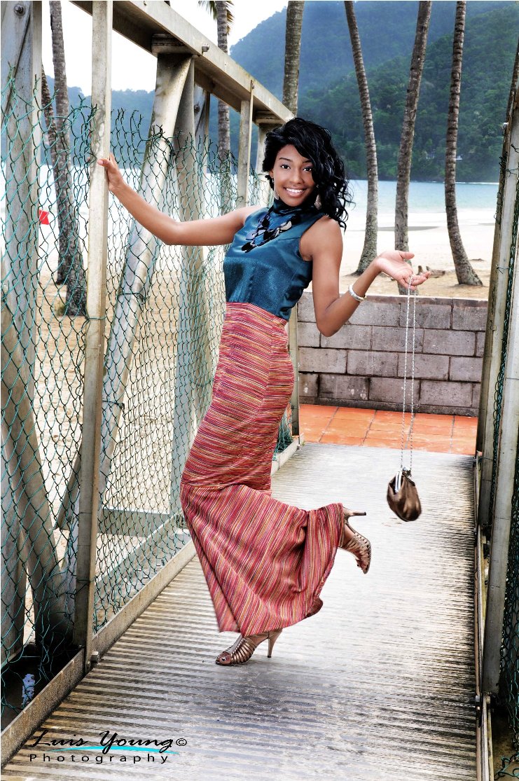 Female model photo shoot of Diahann Chunisingh in Maracas, Trinidad