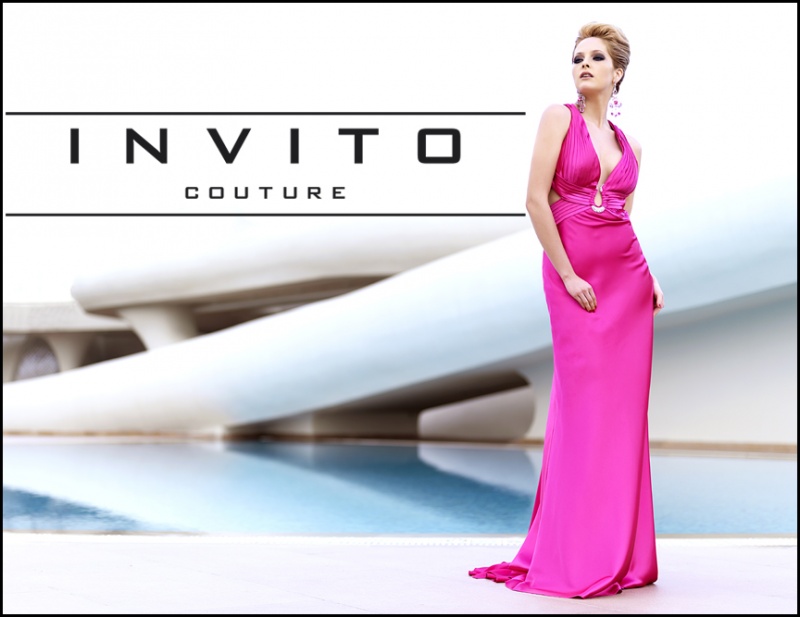 Female model photo shoot of Invito Couture in Vancouver, BC