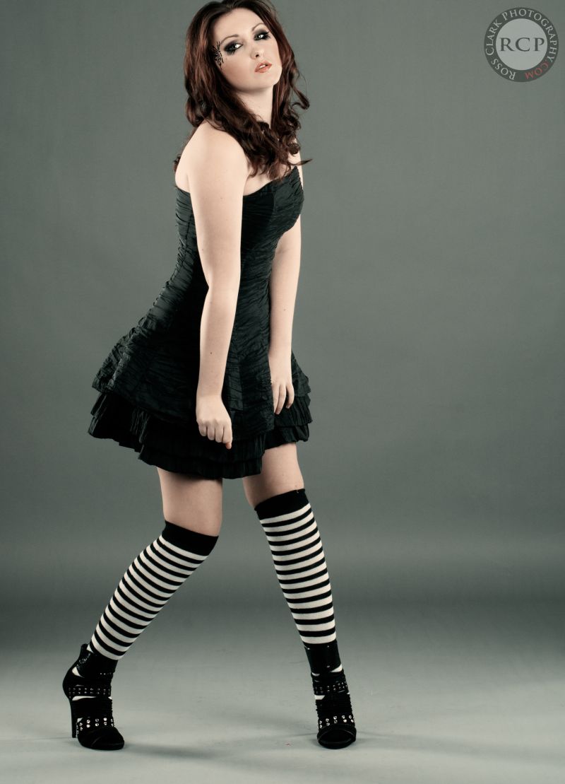 Female model photo shoot of Silkyx by RossClark  in Contrast Studio, makeup by Elle McMillan MUA