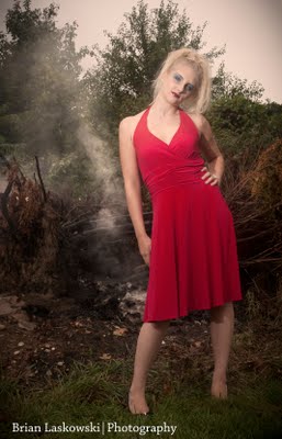 Female model photo shoot of Kiki Kramer by Brian Laskowski, makeup by Erin DeRocher