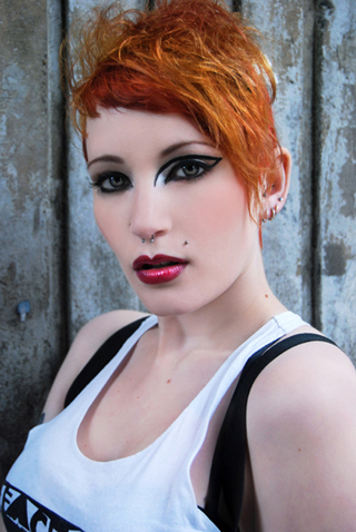 Female model photo shoot of Victoria Steele MUA and Goddess Liberation by charlotte chapman in Birmingham City Centre