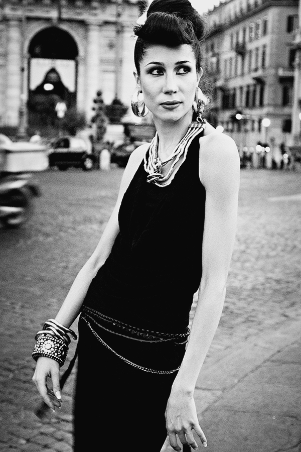Female model photo shoot of Barbara Dc by Shay Kedem-Photographer in Rome
