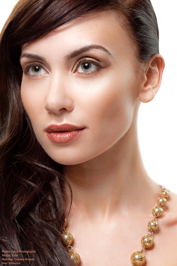 Female model photo shoot of Yulia Klass by Xylux, makeup by Yaneisy Rosete Pro MUA
