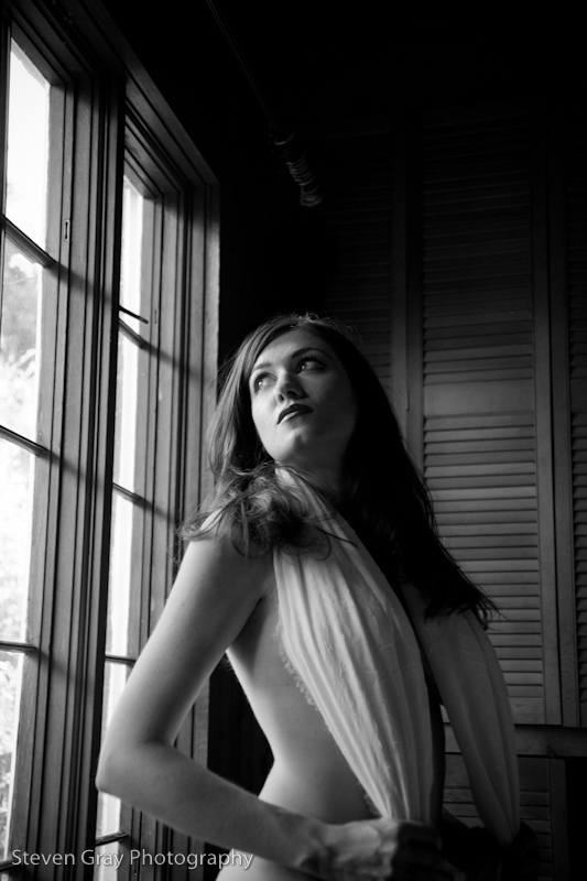 Female model photo shoot of Implied by Shades of Gray Fine Art