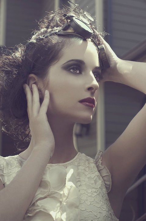 Female model photo shoot of Jessica Lionheart by Bob Jones222, makeup by Leila Kirves