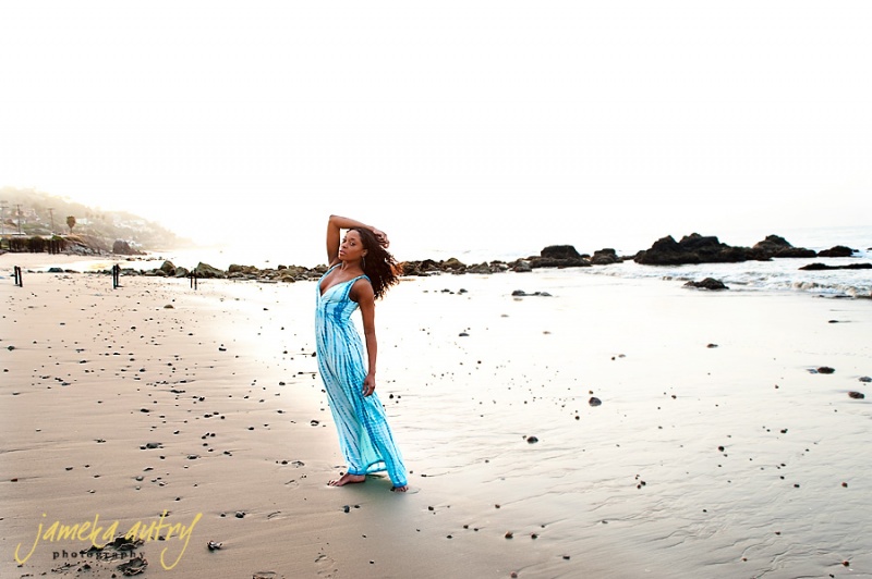 Female model photo shoot of Jameka Autry in Santa Monica, California