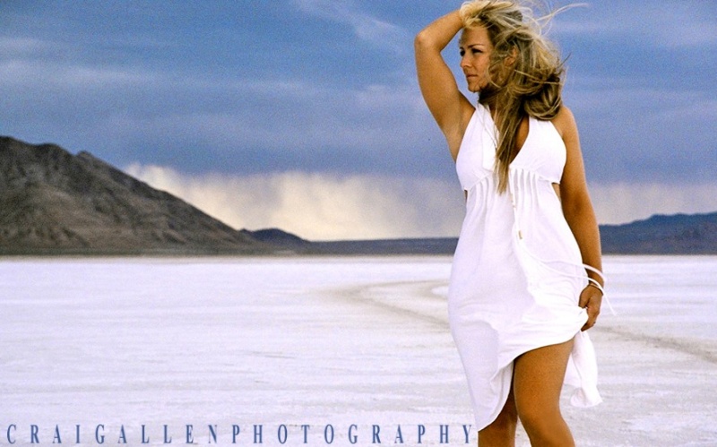 Female model photo shoot of Hilary Delgado in Salt Flats