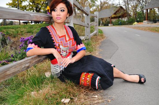 Female model photo shoot of Phoua Lor