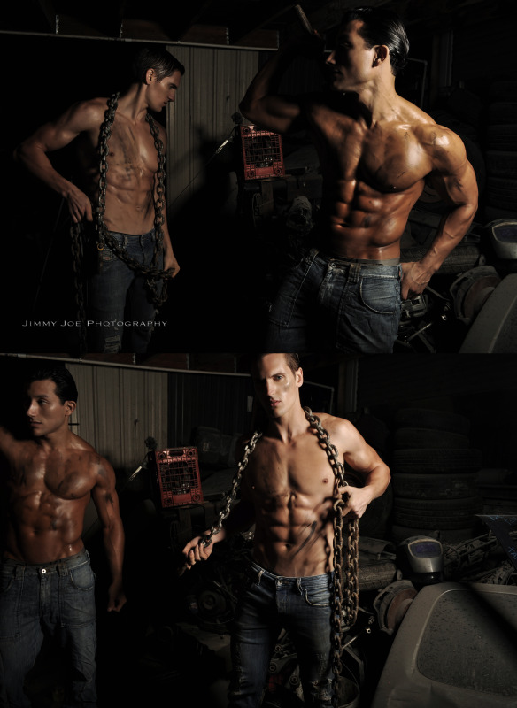 Male model photo shoot of Jimmy Joe Photography in Maldonado's Body Shop, Los Angeles, CA