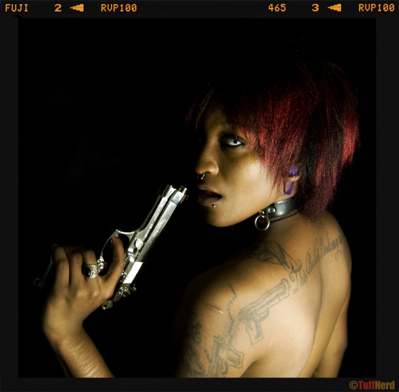 Female model photo shoot of ScarletSin by TuffNerd in Baltimore md