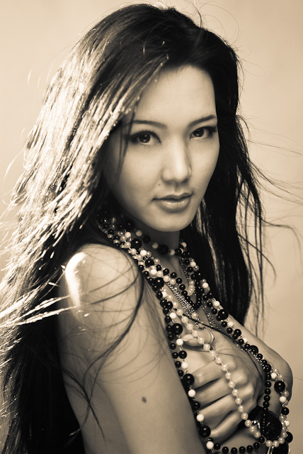 Female model photo shoot of Ujin Baatar by CULTURE IMAGE in Chicago IL