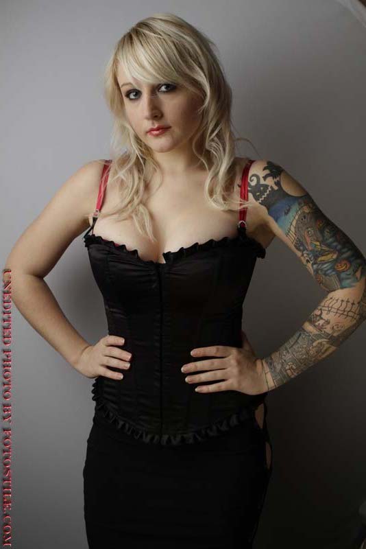 Female model photo shoot of Harley Hazard by fotostile in Essex
