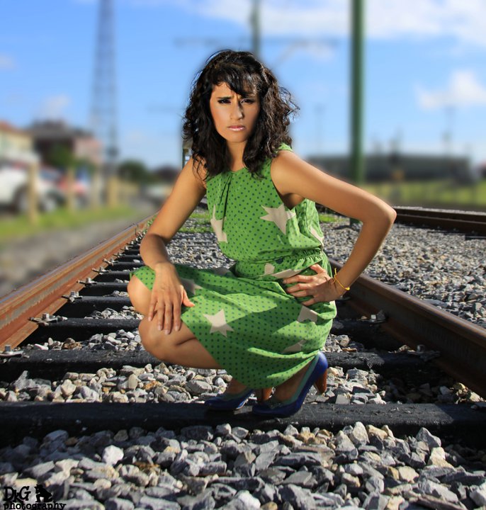 Female model photo shoot of Angela DSouza by DkG Photography in New Orleans, makeup by ABYP Makeup Art