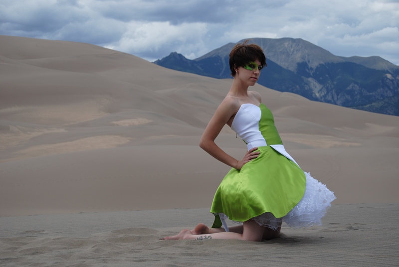 Female model photo shoot of Rio Hutson in Sand Dunes, Colorado