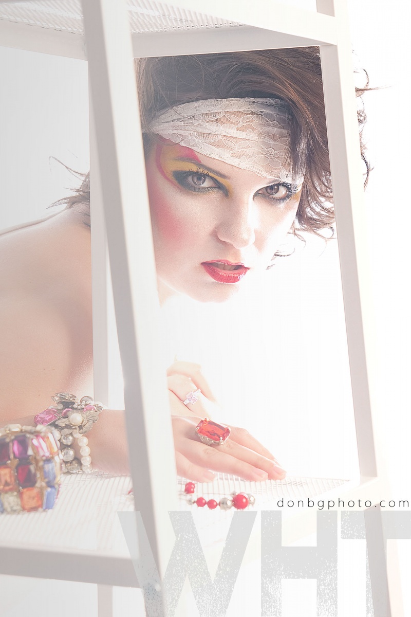 Female model photo shoot of Sigma Doll by DONBG, makeup by Loud Looks Aesthetics