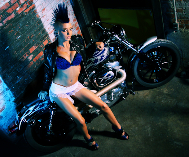 Male and Female model photo shoot of Blaze1Photography and Taylor Brynne in Sick Rides