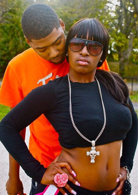 Male and Female model photo shoot of Yung Trigg and NYLA WHITE by SinCityPhotos