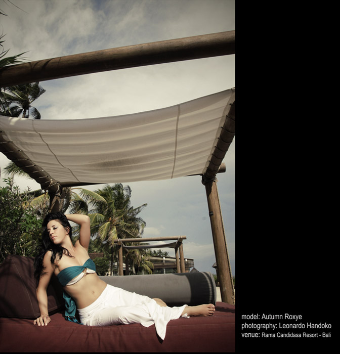 Male and Female model photo shoot of leonardo handoko and Autumn Roxye in AMLAPURA - BALI