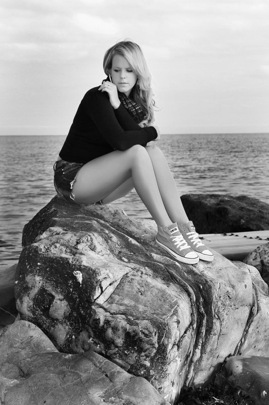Female model photo shoot of Rudi_87 in Worthing Beach