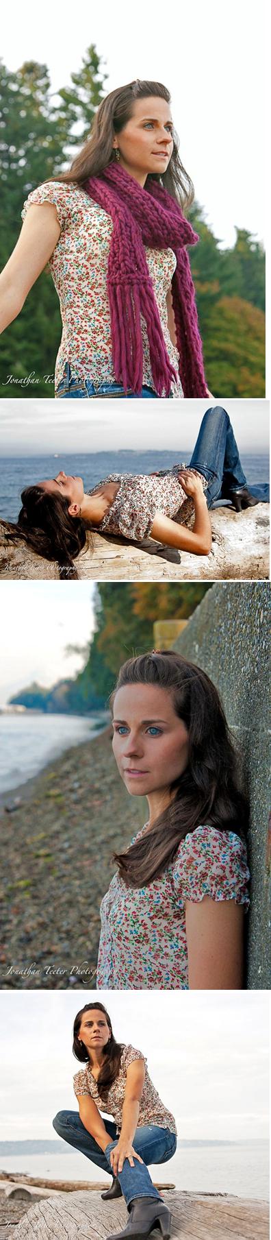 Female model photo shoot of Taryn N by Jon Teeter Photography in Owen Beach