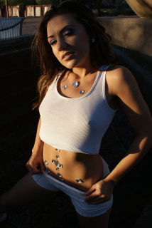 Female model photo shoot of Cadii-Love