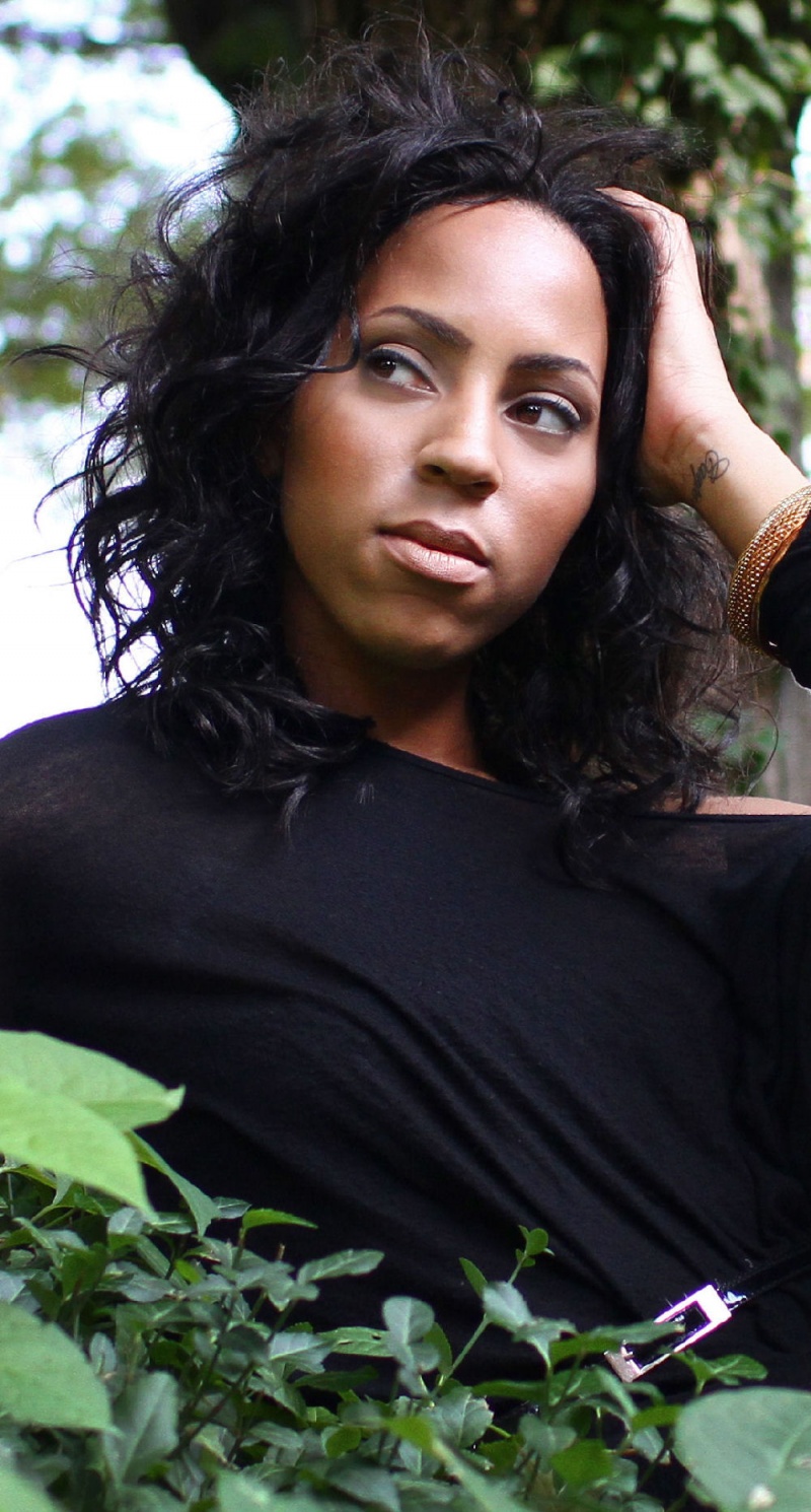 Female model photo shoot of GlamaZon Artistry and Courtney_ Noelle in Central Park, makeup by GlamaZon Artistry