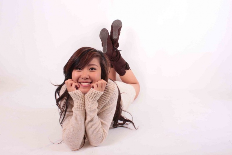 Female model photo shoot of Rina Chu in Sunnyvale Studio