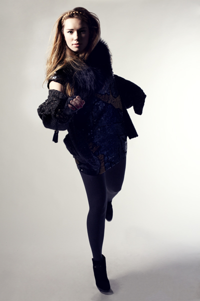 Female model photo shoot of Dasha Lushnikova, makeup by Heather Vince