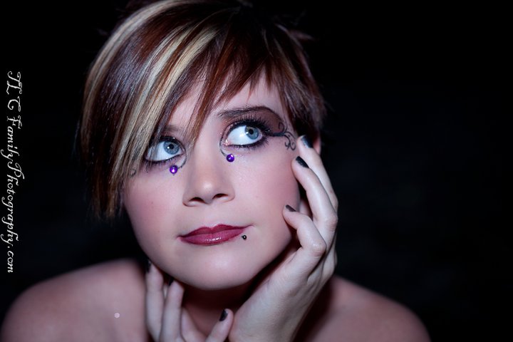 Female model photo shoot of Paige Stephens in McKinney, TX, makeup by Dawniella Powers
