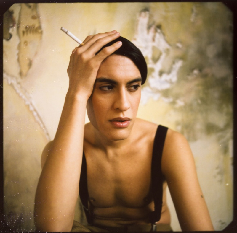 Male model photo shoot of Taran Regil and idmodel in London, makeup by Ivan Despues
