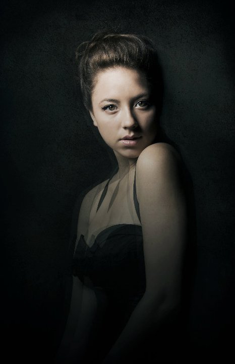Female model photo shoot of Moxie grey, makeup by Renee Schott