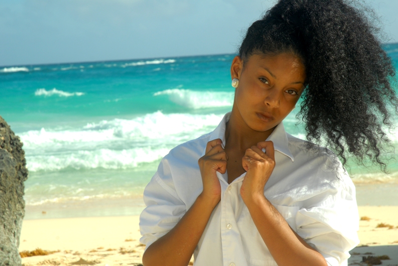 Female model photo shoot of Tatyana Ortiz in Southlands, Bermuda