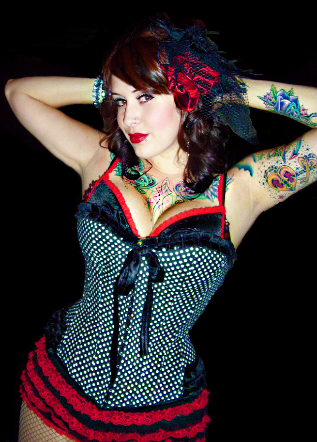Female model photo shoot of RubyRevolver in Club Red, Tempe AZ
