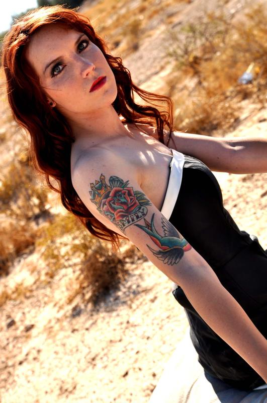 Female model photo shoot of Tiffany Rose Thomas in Vegas - Desert