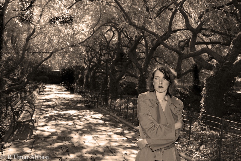 Female model photo shoot of Emily Battles by Umar in Central Park, NY