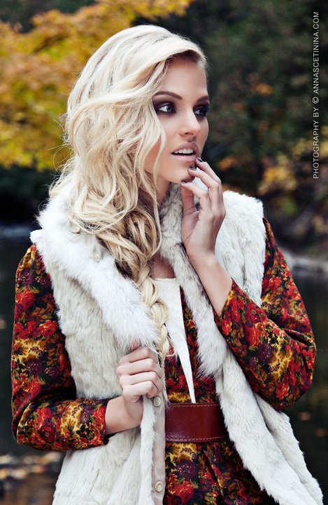 Female model photo shoot of Dalia Bibr by Anna Scetinina, hair styled by Irina Lavrega, wardrobe styled by aiseirigh