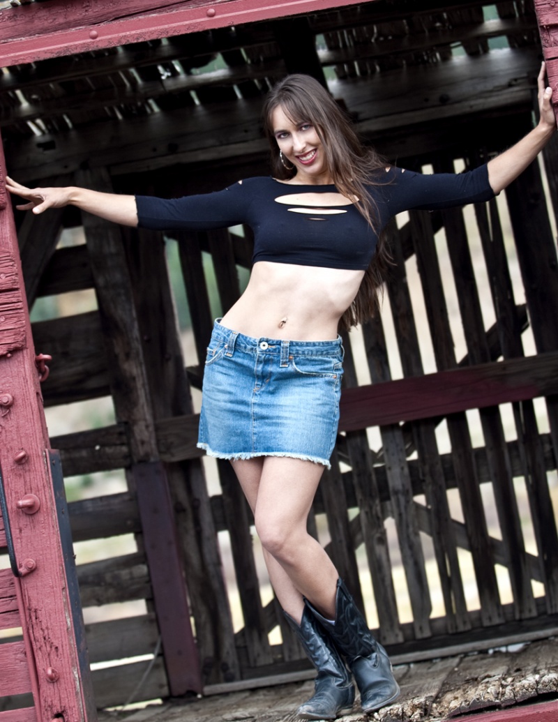 Female model photo shoot of Alexis Raquel in Silverton, CO