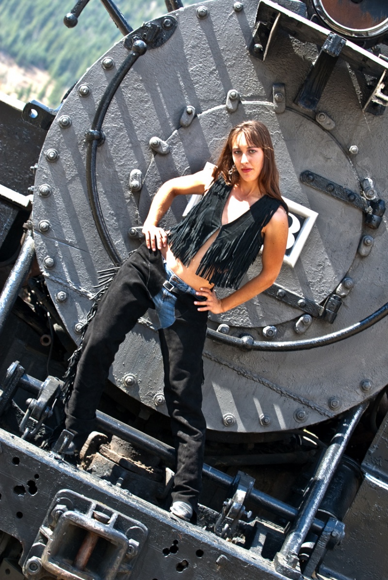 Female model photo shoot of Alexis Raquel by Rob Walker in Silverton, CO