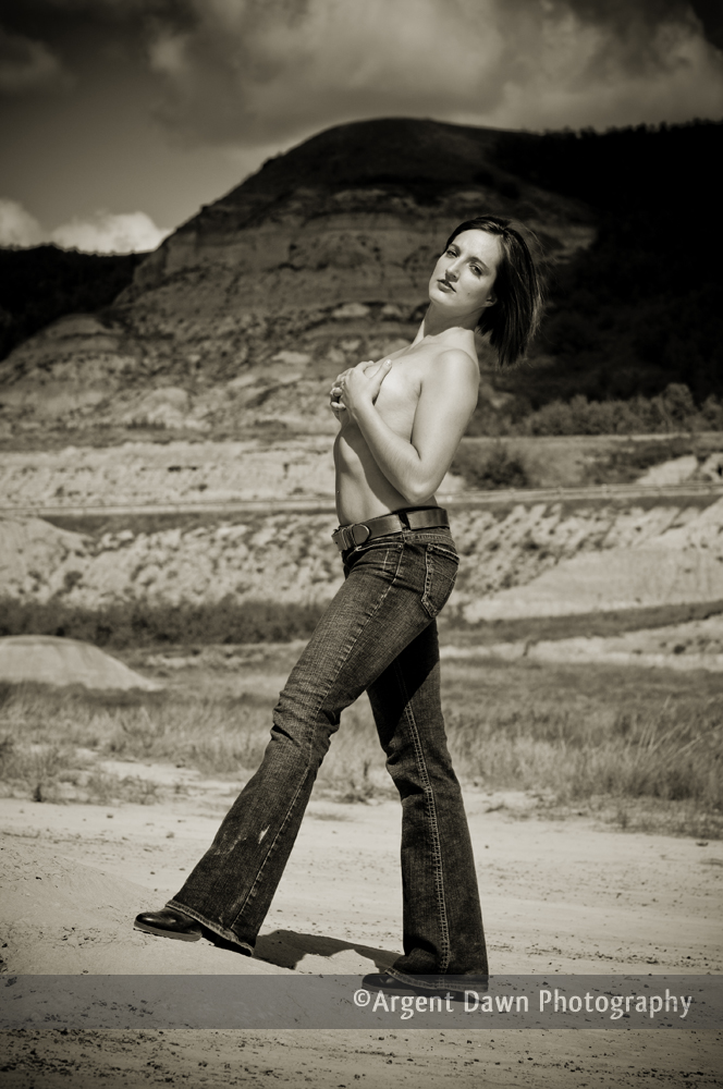 Female model photo shoot of Argent Dawn Photography in Trouchu, AB