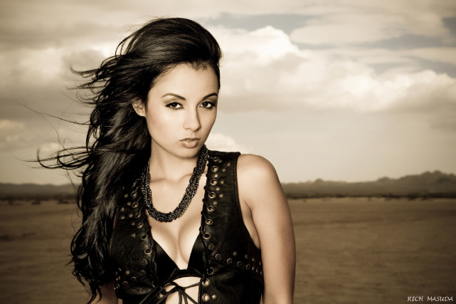 Female model photo shoot of Leianna Kai in desert