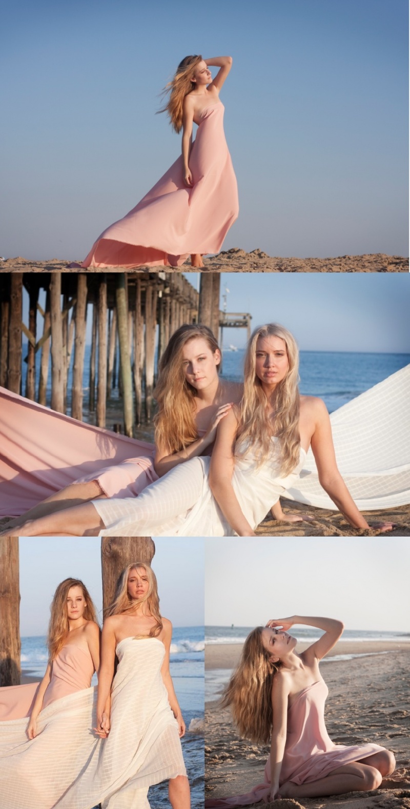 Female model photo shoot of Caroline Forrester and WhiteRussian by Lauren Ashley T in Ocean City Md, hair styled by Chad Demchuk