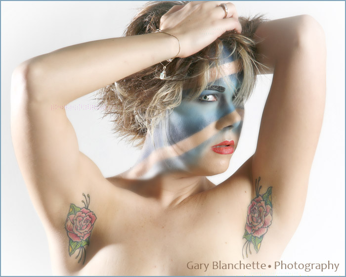Male and Female model photo shoot of Gary Blanchette and juradito in Farm 39 Studio, makeup by artistry by kelly