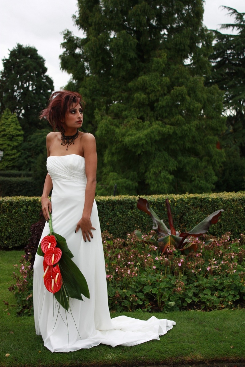 Female model photo shoot of SJLush and Jas Kaur Duggal in Birmingham Botanical Gardens